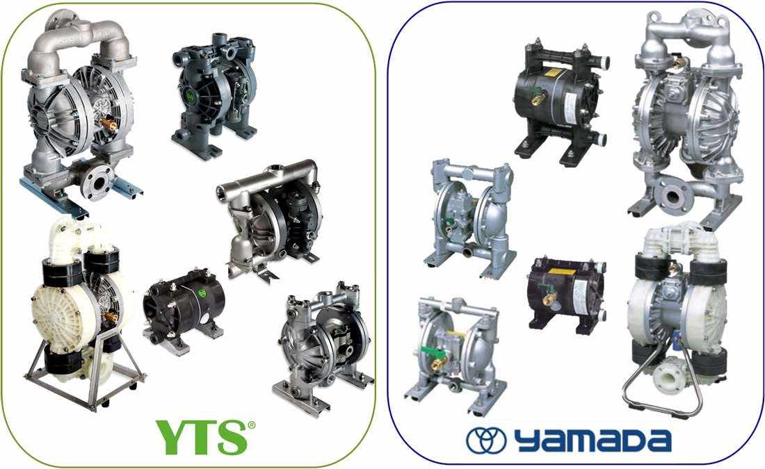 Диафрагменные насосы YTS и Yamada Диафрагменные насосы YTS и Yamada
